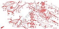 RESERVOIR A CARBURANT pour Honda CBR 600 RR PRETO de 2012
