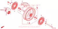 ROUE AVANT pour Honda CBR 600 RR BLACK de 2012