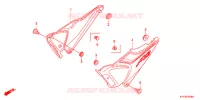 COUVERCLES LATERAUX (1) pour Honda ACE 125 CASTED WHEELS de 2012