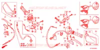 LEVIER DE GUIDON   CABLE   COMMODO (1) pour Honda ACE 125 CASTED WHEELS de 2012