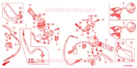 LEVIER DE GUIDON   CABLE   COMMODO (1) pour Honda CB 125 RADIOS RUEADA de 2012