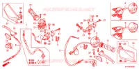 LEVIER DE GUIDON   CABLE   COMMODO (1) pour Honda CB1 125 RADIOS RUEADA de 2012