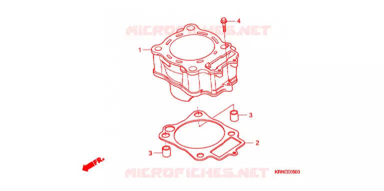 CYLINDRE Honda MOTO 250 CRF 2012  CRF250RC