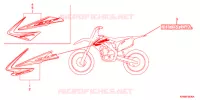 AUTOCOLLANTS pour Honda CRF 250 R de 2012