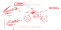 AUTOCOLLANTS pour Honda CRF 450 R de 2013