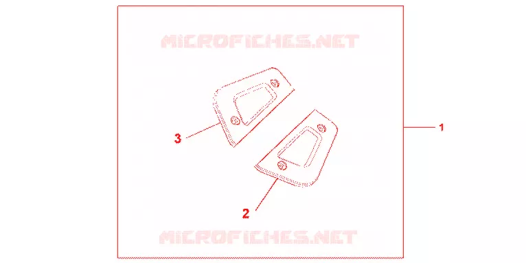 EMBASES MARCHE PIEDS PASSAGER CHROME Honda MOTO 1800 GOLD-WING 2012  GL1800C