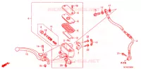 MAITRE CYLINDRE DE FREIN AVANT pour Honda GL 1800 GOLD WING ABS de 2012