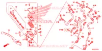 MAITRE CYLINDRE DE FREIN AVANT pour Honda INTEGRA 700 35KW de 2012