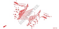 REPOSE PIED pour Honda NC 700 INTEGRA de 2012