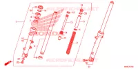 FOURCHE pour Honda INTEGRA 700 de 2012