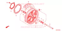 ROUE AVANT pour Honda INTEGRA 700 BLUE de 2012