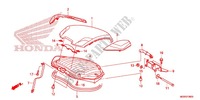 COUVERCLE DE COFFRE pour Honda NC 700 ABS 35KW de 2012