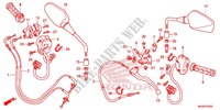 LEVIER DE GUIDON   CABLE   COMMODO (NC700S/SA) pour Honda NC 700 ABS 35KW de 2012
