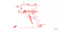 BEQUILLE pour Honda NC 700 ABS 35KW de 2012