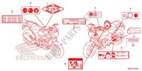 ETIQUETTE DE PRECAUTIONS pour Honda NC 700 35KW de 2012