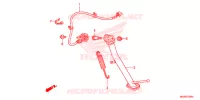 BEQUILLE pour Honda NC 700 S de 2012