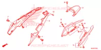 COUVERCLES LATERAUX pour Honda NC 700 S de 2012
