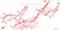 COUVERCLES LATERAUX pour Honda NC 700 S de 2012