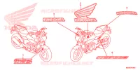 AUTOCOLLANTS pour Honda NC 700 ABS DCT 35KW de 2012