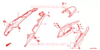 COUVERCLES LATERAUX pour Honda NC 700 X ABS 35KW de 2012