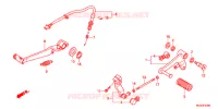 PEDALE pour Honda NC 700 X ABS 35KW de 2012