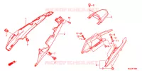 COUVERCLES LATERAUX pour Honda NC 700 X ABS 35KW de 2012