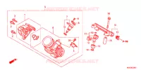 CORPS DE PAPILLON pour Honda NC 700 X ABS de 2012