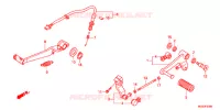 PEDALE pour Honda NC 700 X ABS DCT de 2012