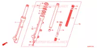 FOURCHE pour Honda VISION 50 de 2012