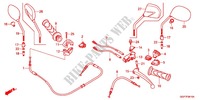 LEVIER DE GUIDON   CABLE   COMMODO pour Honda VISION 50 de 2012