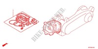 POCHETTE DE JOINTS A pour Honda SH 125 TOP CASE BRONZE 4F de 2012
