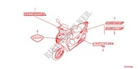 AUTOCOLLANTS pour Honda SH 125 de 2012
