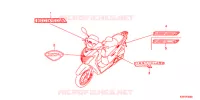 AUTOCOLLANTS pour Honda SH 125 de 2012