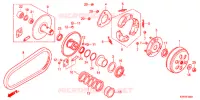 EMBRAYAGE pour Honda SH 150 SPECIAL 3ED de 2012