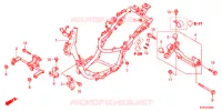 CADRE pour Honda SH 150 SPECIAL de 2012