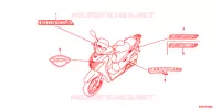 AUTOCOLLANTS pour Honda SH 150 R STANDARD de 2012