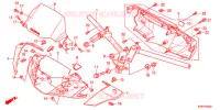 GUIDON   CARENAGE pour Honda SH 150 R STANDARD de 2012