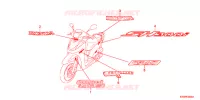 AUTOCOLLANTS pour Honda SH 300 ABS SPECIAL 7ED de 2012
