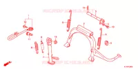 BEQUILLE pour Honda SH 300 ABS de 2012