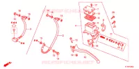 MAITRE CYLINDRE DE FREIN ARRIERE pour Honda SH 300 de 2012