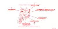 AUTOCOLLANTS pour Honda SH 300 de 2012