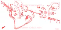 COMMODO   CABLE   RETROVISEUR pour Honda SH 300 de 2012