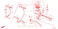 MAITRE CYLINDRE DE FREIN ARRIERE pour Honda SH 300 de 2012