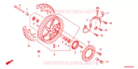 ROUE AVANT pour Honda SH 300 de 2012
