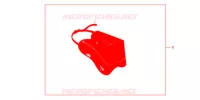 JUPE (PACKED PER 5) pour Honda SH 300 R de 2012