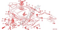 RESERVOIR A CARBURANT pour Honda ST 1300 ABS de 2012