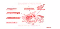 AUTOCOLLANTS pour Honda TRX 250 FOURTRAX RECON Standard de 2012