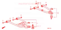 TRIANGLES AVANT pour Honda TRX 250 FOURTRAX RECON Standard de 2012