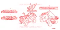 AUTOCOLLANTS pour Honda FOURTRAX 420 RANCHER 4X4 AT de 2012