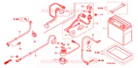 BATTERIE pour Honda FOURTRAX 420 RANCHER 4X4 AT de 2012